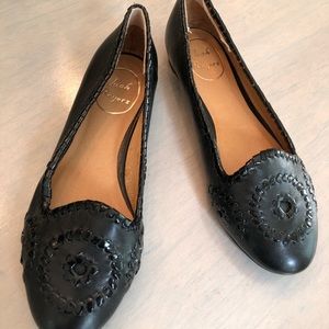 Jack Rogers size 6 flats black ballet flat
